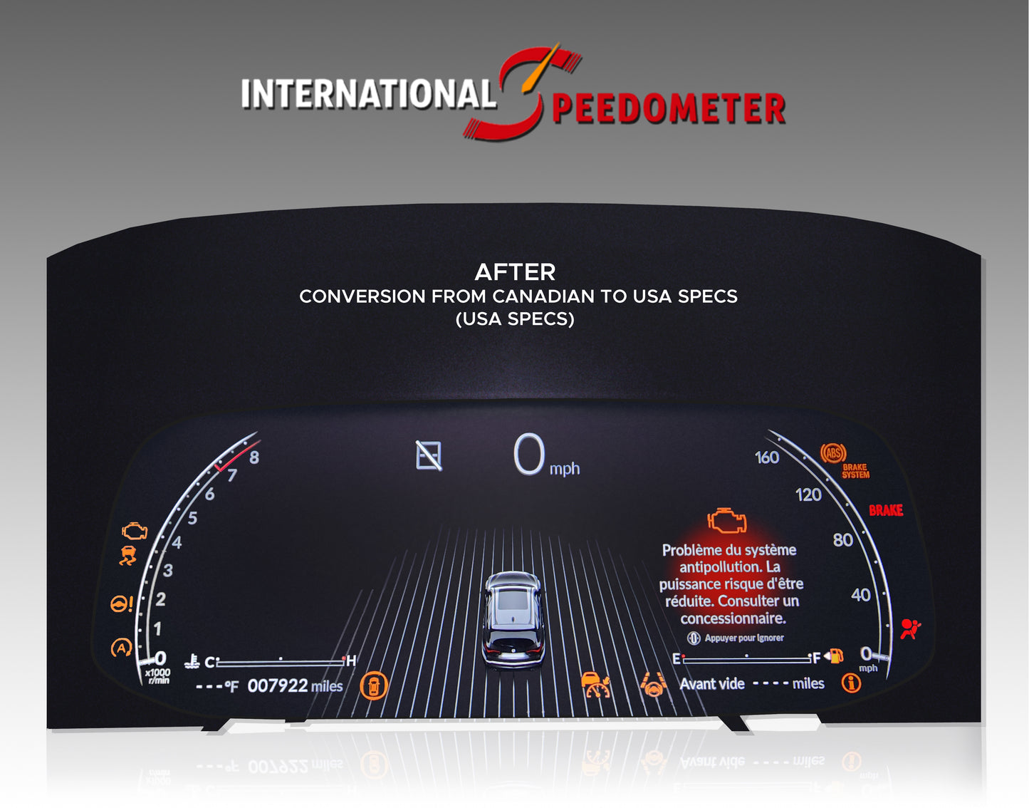 2022-2023 Acura MDX Speedometer Conversion (InHouse) - ACIH-01 image 1