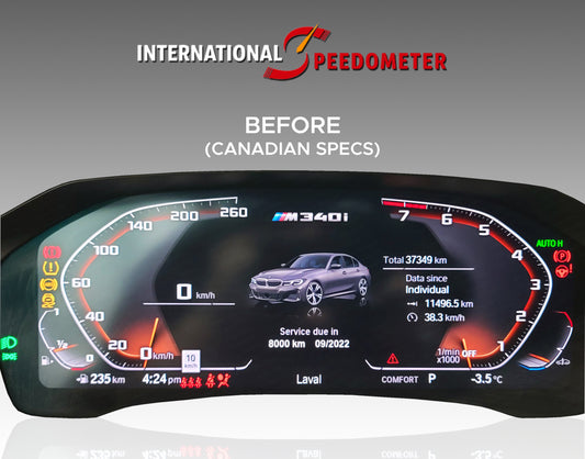 2019-2021 BMW Live Cockpit Speedometer Conversion (InHouse) - BMIH-01 image 0