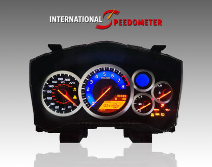 2007-2023 Nissan GTR Carbonfiber Blue Faceplate (3D/MPH) - NIGT-02 image 2