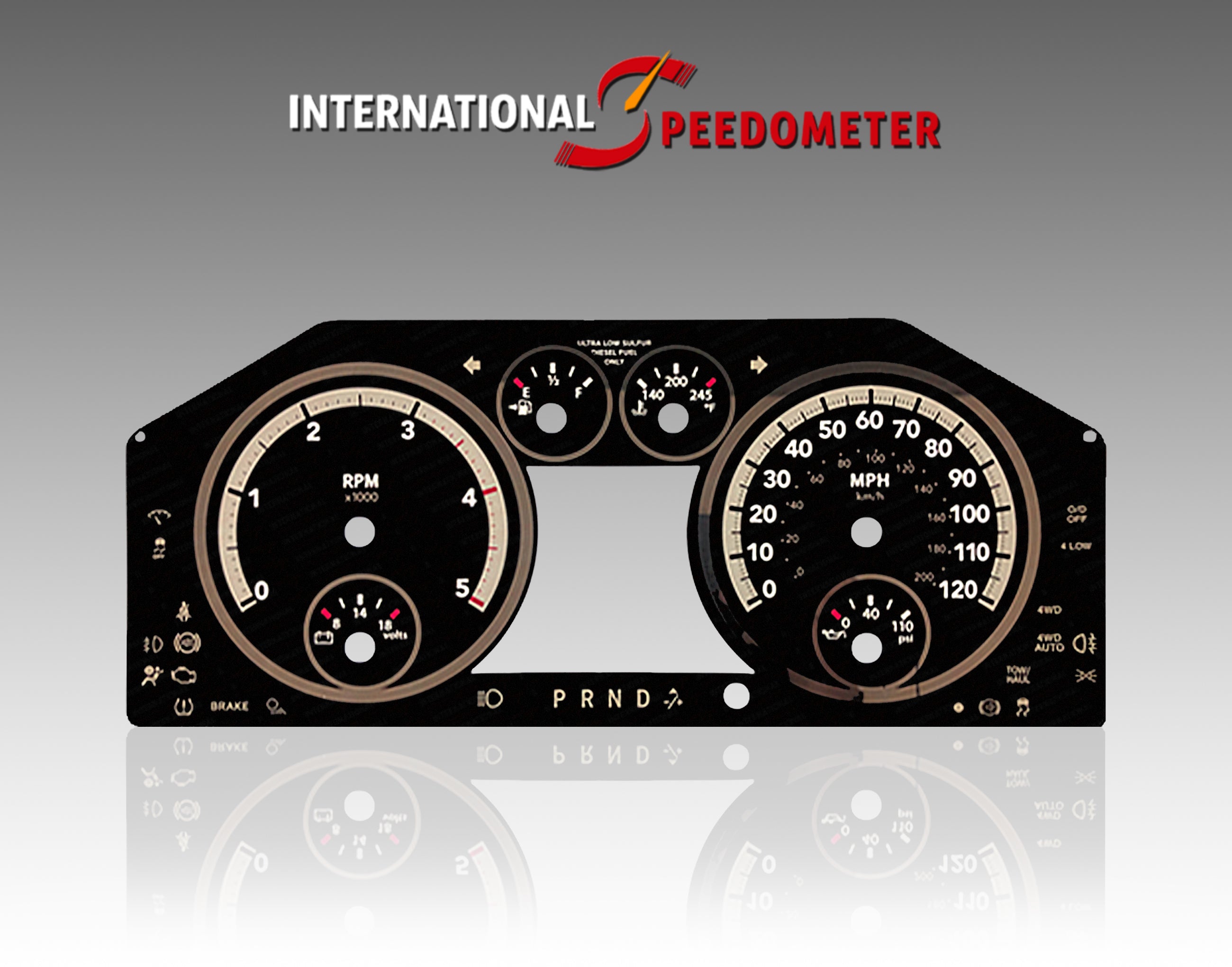 2009-2012 Dodge Ram Diesel (MPH) - DORAD-01 – International Speedometer