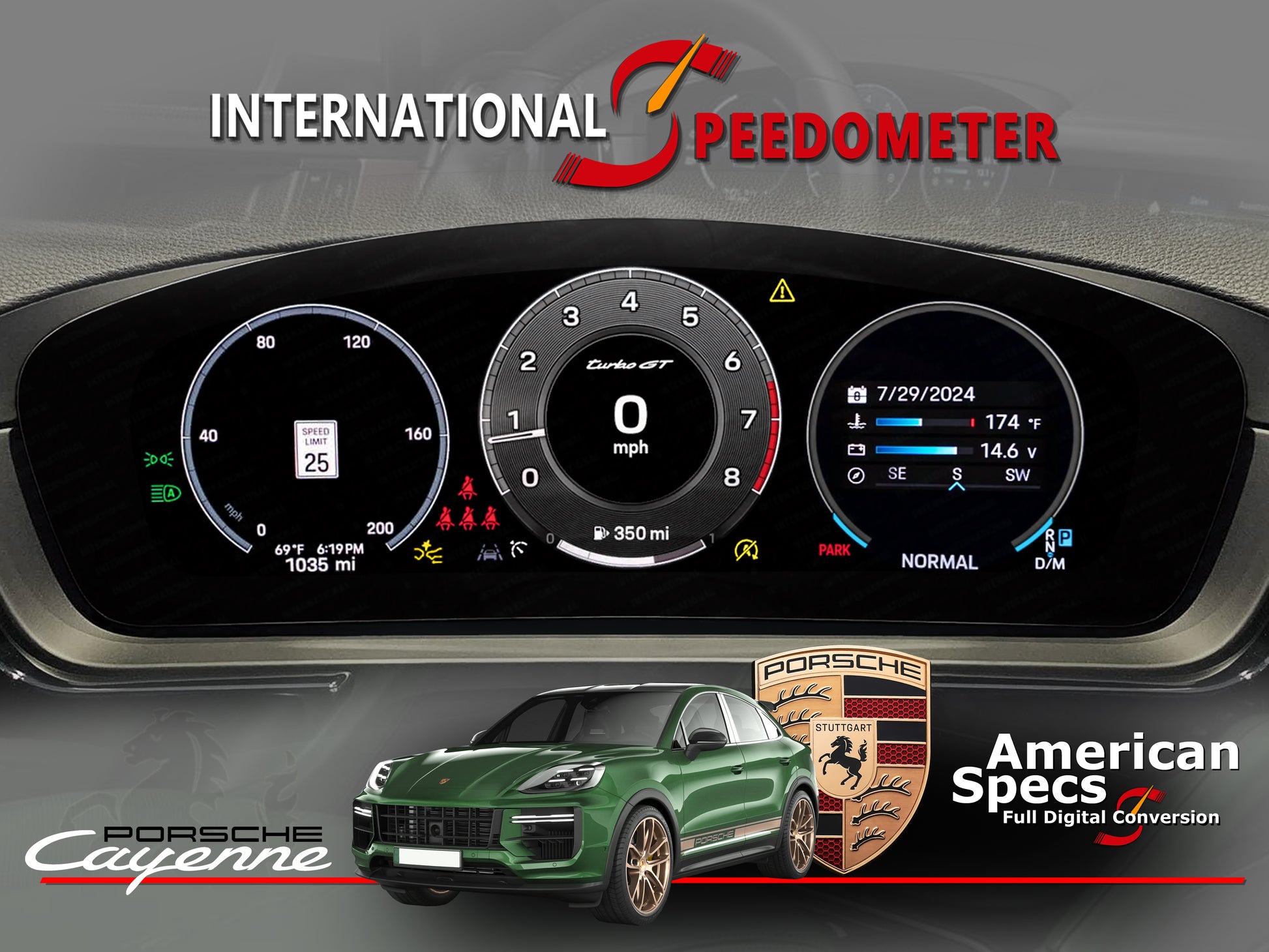 2024 Porsche Cayenne Full Screen Conversion - POIH-02 image 1