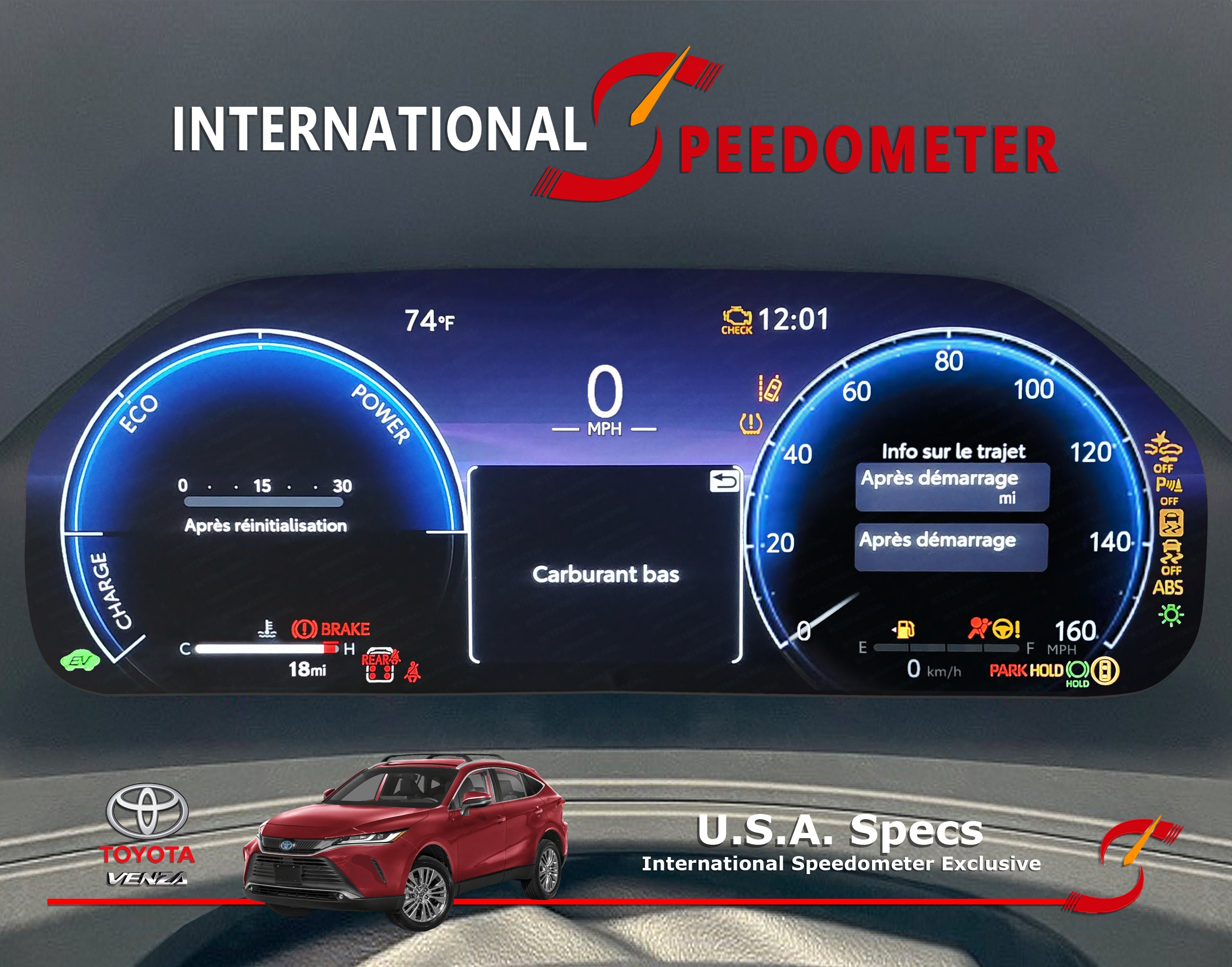 2023-2025 Toyota Venza Full Screen Conversion - TOIH-03